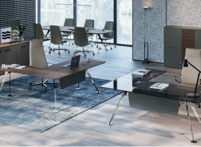 Corner desk Office desk Computer desk Office furniture Designer furniture glass table new